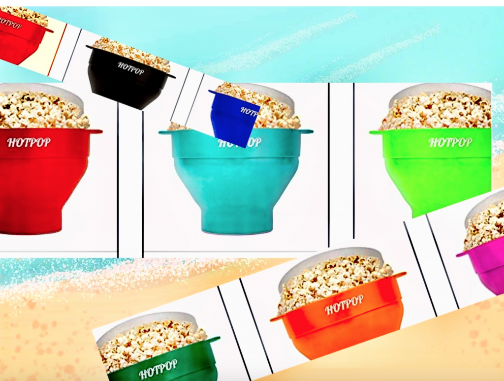 The Original Salbree Microwave Popcorn Popper, Silicone Popcorn Maker, 